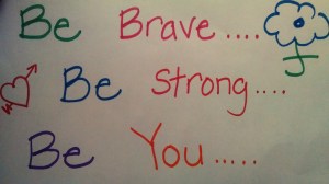 A homemade card Twinkle received from a friend